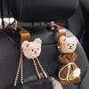 Plush Car Hook Interior Chair Back Cute Bear Doll Car Rear Multi-purpose Creative Small Storage Hook Decoration