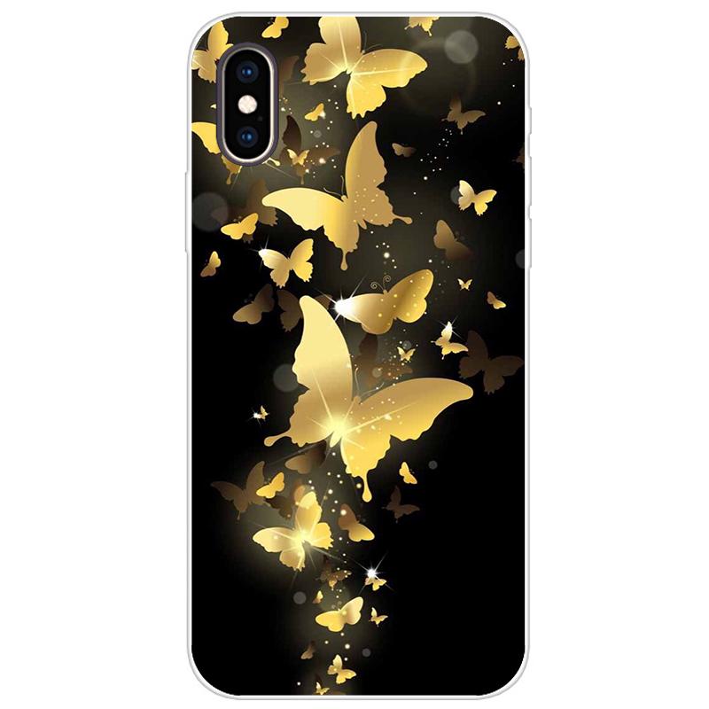 Чехол для iPhone X XS Max XR Чехол окрашенный мягкий силиконовый TPU Задняя крышка для iPhone X XS Max XR Coque Capa Funda Skin ударопрочный