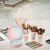 Disposable Tableware Set for 25 Guests Disposable Paper Birthday Dinnerware Plates Forks Knives