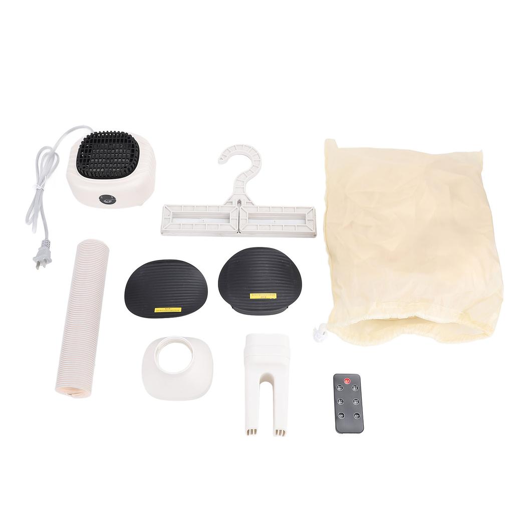 Portable Mini Clothes Dryer 800W 15 Min Fast Drying with Timer Digital Display Folding Dryer