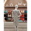 Barbara Green Flower Print Homewear Cup Dress Agw4572l