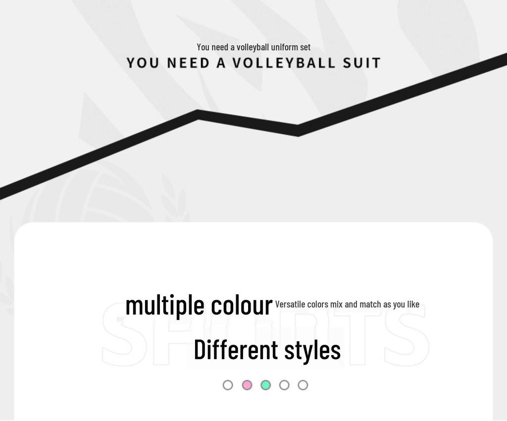 Unisex Volleyball Uniform Set: Breathable, Quick-Drying Jersey & Training Suit with Number Printing for Teams & Competitions.