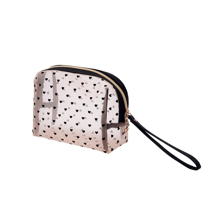 Сетчатая косметичка большой вместимости для путешествий - Портативная ручная сумка для мытья с логотипом на заказ