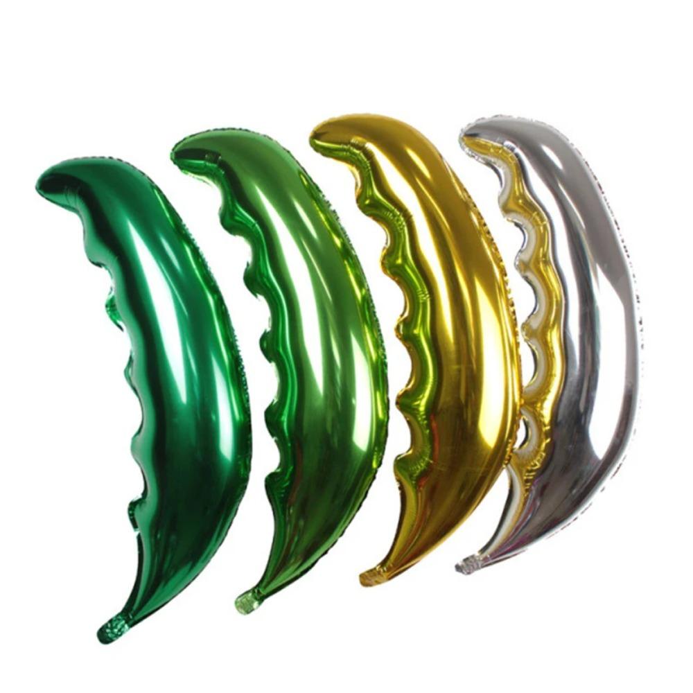 Durable Palm Tree Leaf Balloons Aluminum Foil Palm Leaf Balls Baby Shower