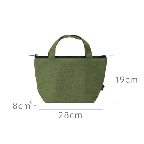 Asahi Koyo Lunch Bag, Black/Light, Lunch Tote, Bento Bag, AFFLUENT, 1 Bag