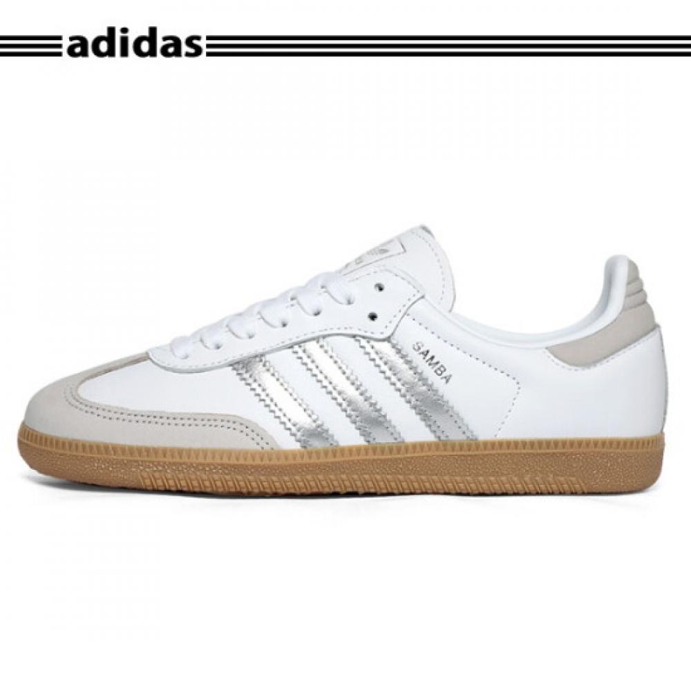 Adidas Samba Og W Sneakers White Silver Metallic Grey One Ji2725