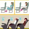 1pc Travel Accessories Portable Simple Travel Airplane Footrest Adjustable Travel Harness Lightweight Hammock Footrest