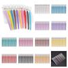 12pcs/set Pink Hairdressing Section Clamps Long Fixed Hair Pin Candy Colors Styling Tools Hair Care