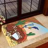 Looney Space Jam Basketball Adventure Personalized Text Floor Rug Office Rug Perfect for Living Rooms Game Room Outdoor Bedrooms Antislip Carpet