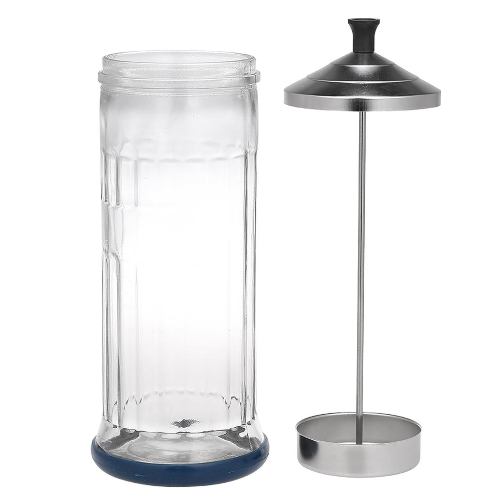 Professional Salon Barber Disinfection Jar Sterilization Container Sanitizer Glass Manicure Disinfection Cup