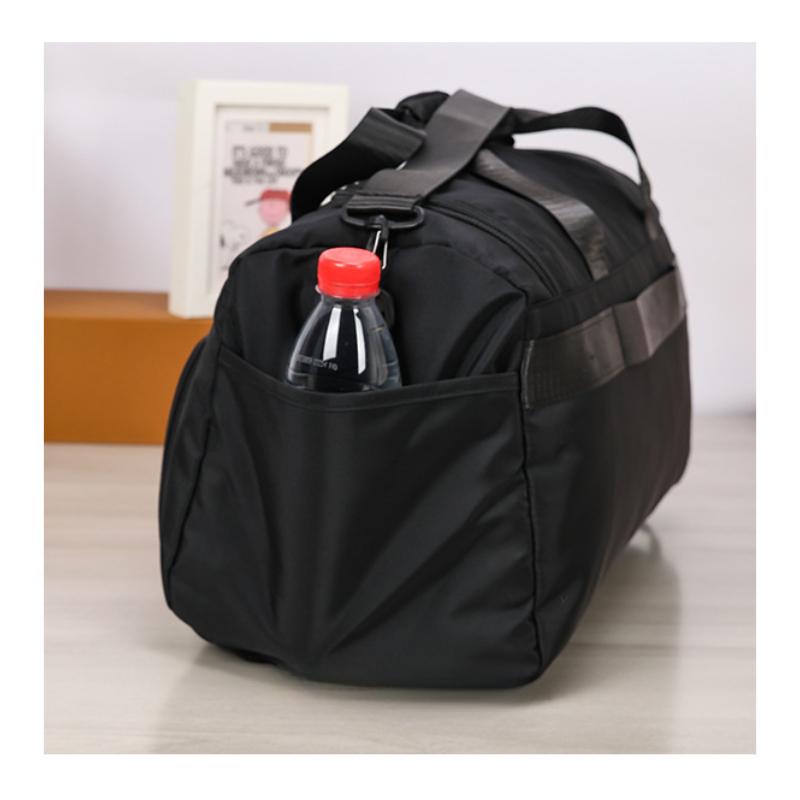 New Leisure Sports Fitness Bag Unisex Fashion High Capacity Short Distance Travel Bag Dry and Wet Separation Independent Shoe Pocket Nylon Luggage Bag