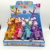 Luminous Changeable Giraffe Extension Tube Children's Educational Toys Cartoon Suction Cup Parent-Child Interactive Educational Decompression
