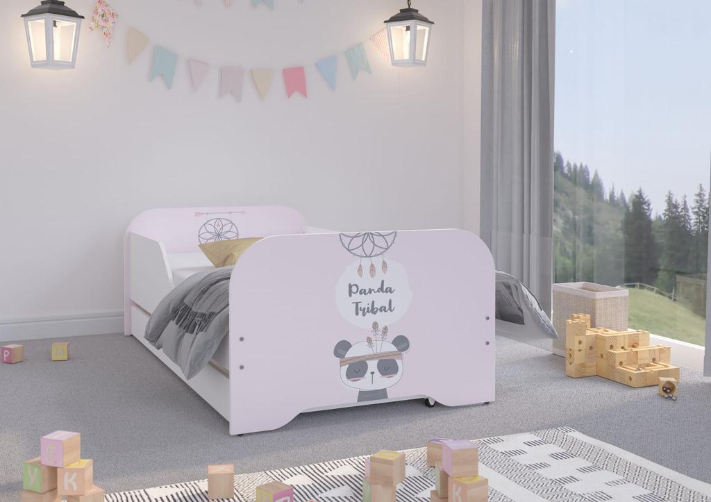 Детская кровать MIKI 140x70 PANDA