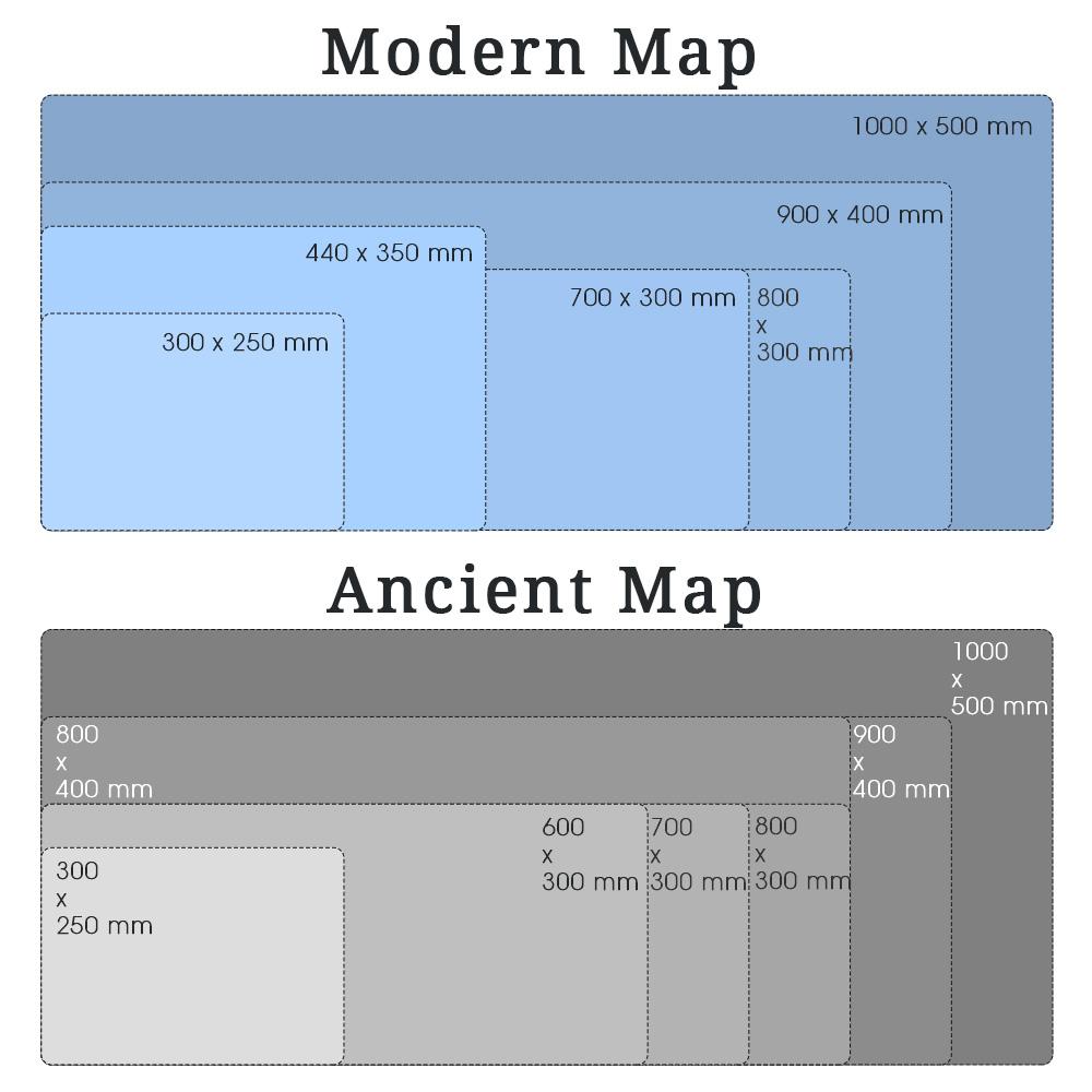 New World Map Speed Locking Edge Large Natural Rubber Mouse Pad Waterproof Game Desk Mousepad Keyboard Mat for Warcraft Dota LOL