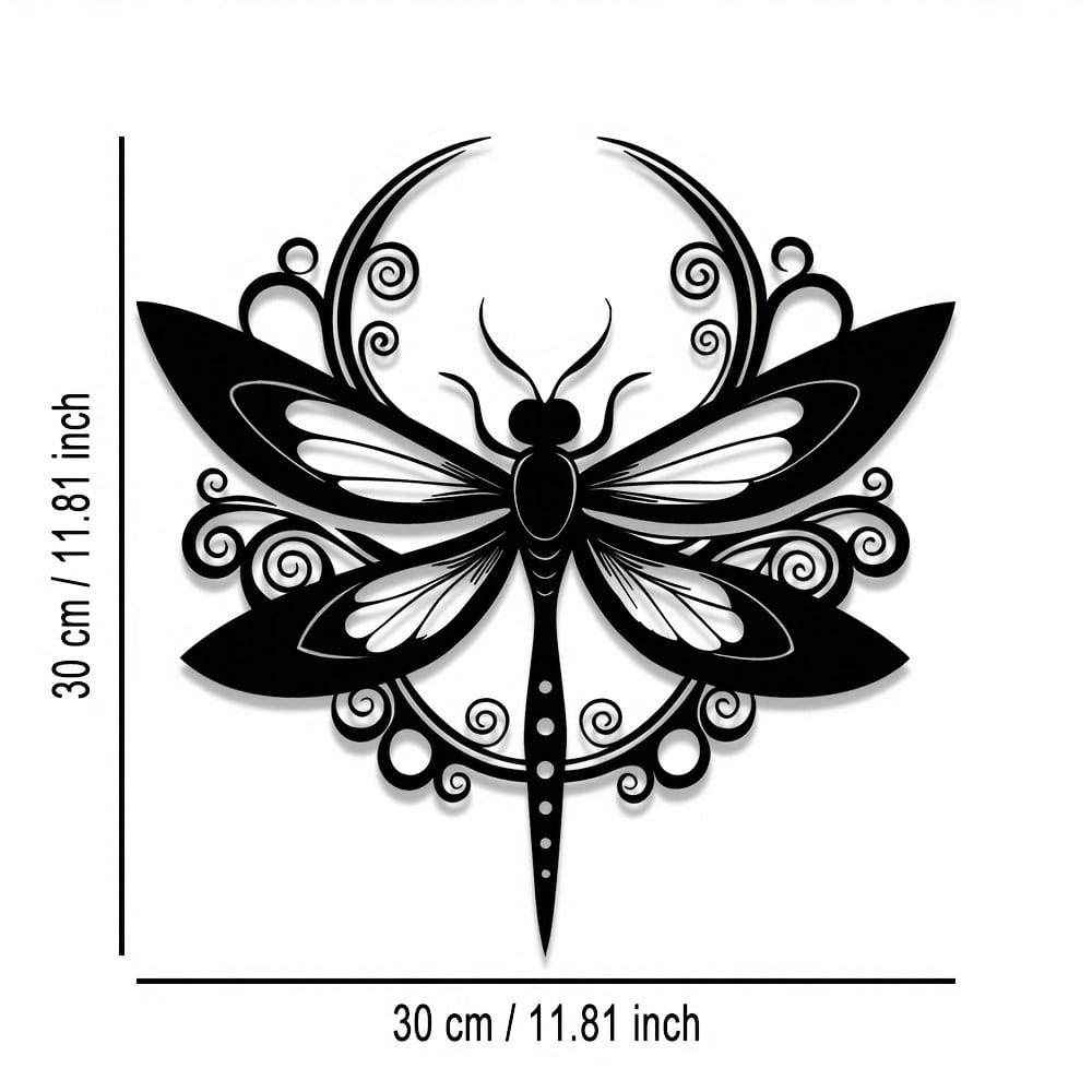Elegant Metal Dragonfly Wall Art for Home & Garden Decor