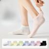 Right-angle Socks for Women, Spring and Summer, Thin Pure Cotton Short Socks, Mesh Breathable, White Boneless Socks
