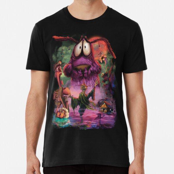 Трусливый пёс Кураж - Верни плиту от P до 5XL Сделано в Австралии/США Футболка