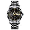 BANGWEI Fashion Luxury Stainless Steel Men Calendar Quartz Watch Mens Business Watches for Man Clock Reloj Hombre