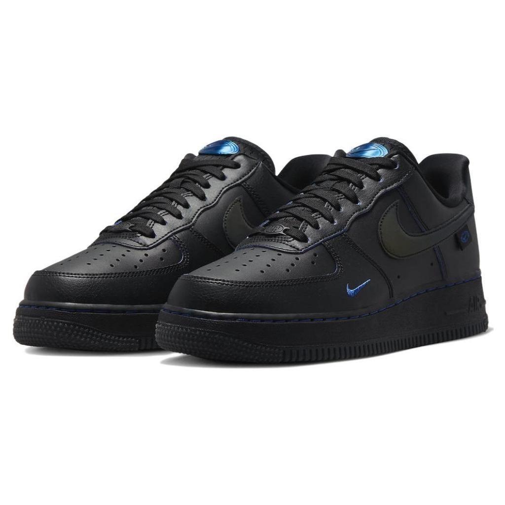 Nike Air Force 1 07 LX Worldwide Pack - Black Game Royal Women Sneakers FB1840-001
