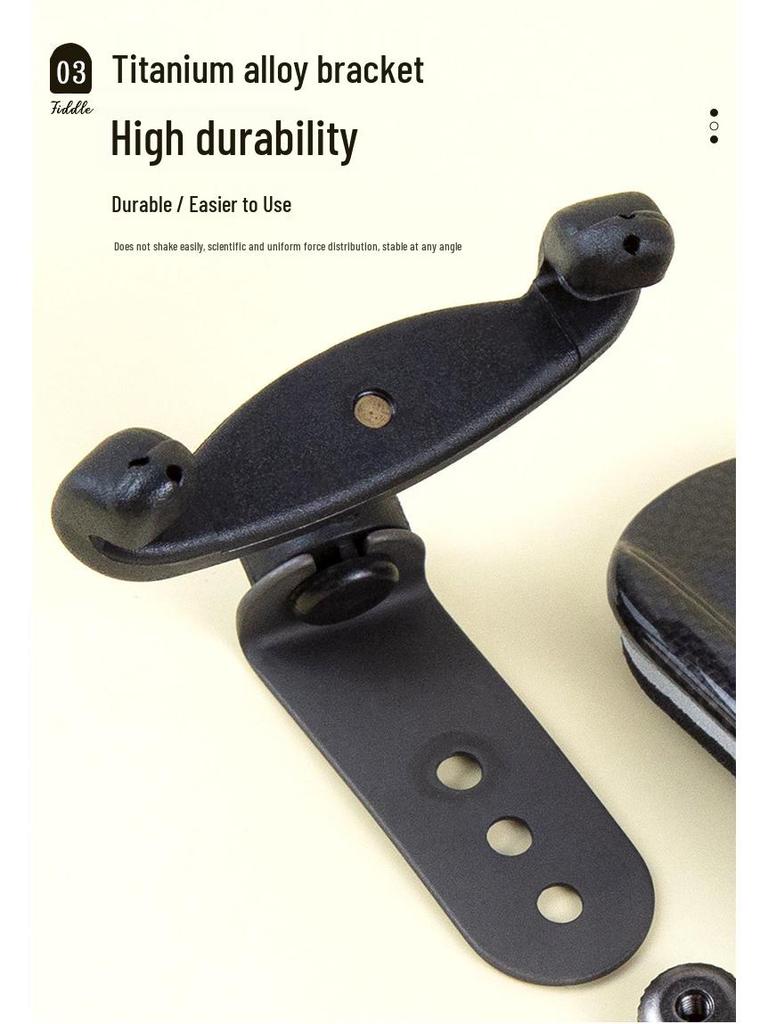 PEDI Сверхлегкая карбоновая титановая подставка для скрипки и поддержка подбородка для альта