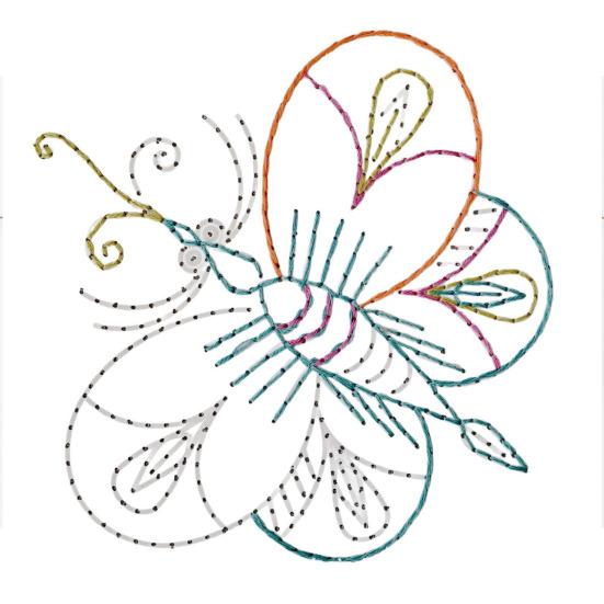 9 шт. вышивальных стежковых карточек с бабочками, птицами, насекомыми, стежковых карточек, самодельных вышивальных карточек для начинающих любителей вышивки