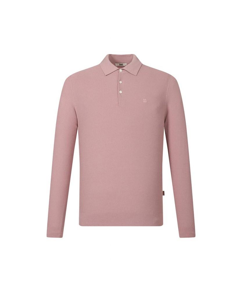Джемпер с вафельной вязкой и воротником-стойкой из смесовой вискозы_Dmp1Swtl101P1