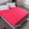 Solid Color Fitted Sheet Breathable Bedsheet Mattress Protective Cover Soft Bedding Non-slip Bed Cover Suitable for Home Master Bedroom Guest Bedroom