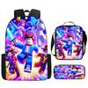 ROBLOX Themed Kids Backpack School Lightweight Durable Oxford Fabric Bag With Padded Straps Cartoon Print Grades 1-9