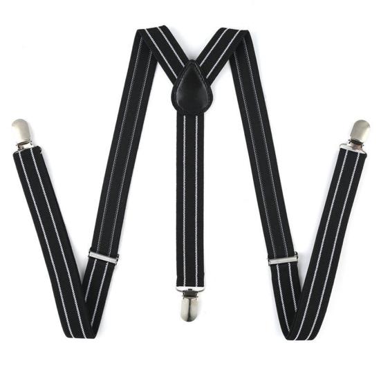 Эластичные женские однотонные/в полоску Y-образной формы, регулируемые подтяжки, подтяжки, мужские