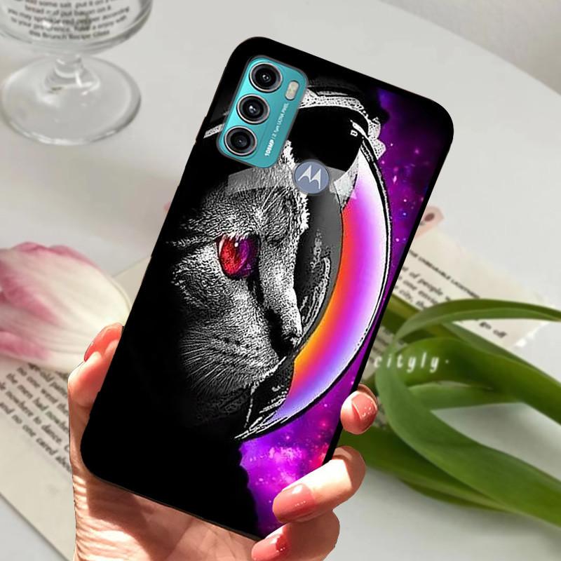 Чехол для Motorola Moto G60 Роскошный Ударопрочный Мягкий Силикон Черный Бампер Задняя Крышка Телефона Для Moto G40 Fusion G41 G31 G30 Fundas