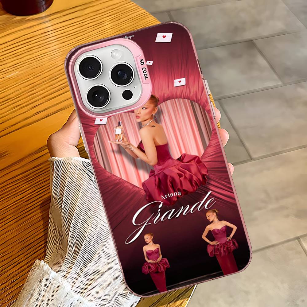 Чехол для телефона A-Ariana G-Grande Для iPhone 16 15 14 13 12 11 17 Pro MAX Plus Pro Матовый противоударный чехол