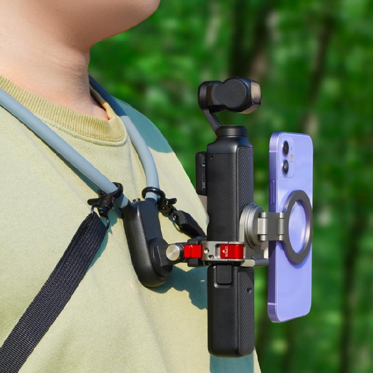 Магнитное крепление быстрой фиксации для аксессуаров Pocket 3 с регулируемым держателем для настольного использования