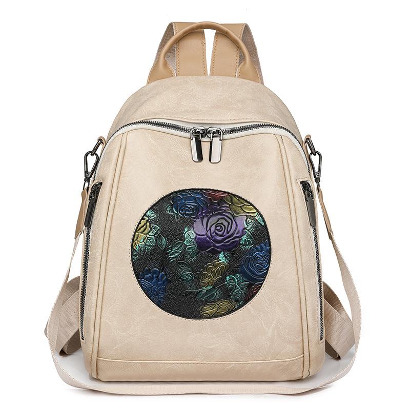 Рюкзак из мягкой искусственной кожи, женский модный рюкзак большой емкости, дорожная сумка