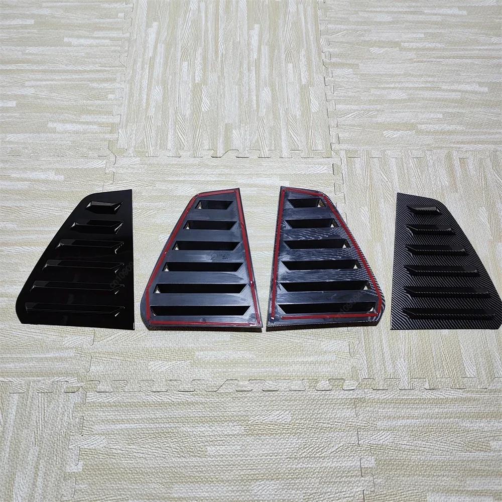 2Pcs Rear Side Window Louver Air Vents Windshield Cover For VW Golf 7 7.5 MK7 MK7.5 GTI GTD TSI TDI R R-Line 2013-2020 Tuning