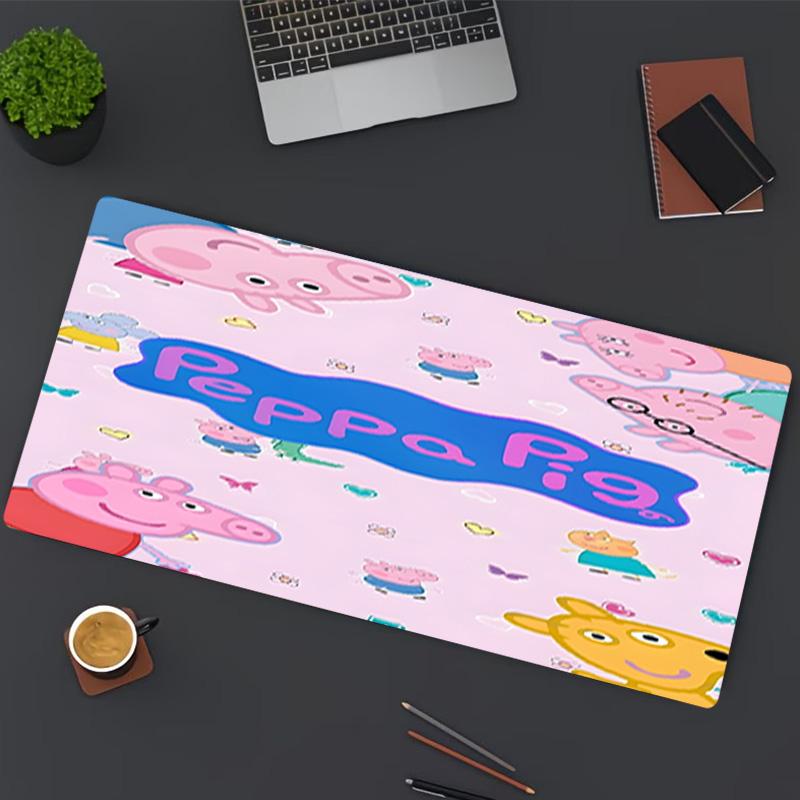 Peppa Pig Print Mouse Pad, for Keyboard Pad Laptop PC Mat for Office Home Use, Desk Decor, Perfect Birthday Gift for Gamers