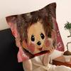 Anime M-Monchhichi Personalized Pillow Cover Kids Bedroom Wild Party Decor Pillowcase Kid Birthday Shower Gift