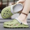 Summer Trend Men's Hole Shoes Wear Thick-soled Non-slip Breathable Lightweight Slippers Outdoor Casual Beach Sandals Men