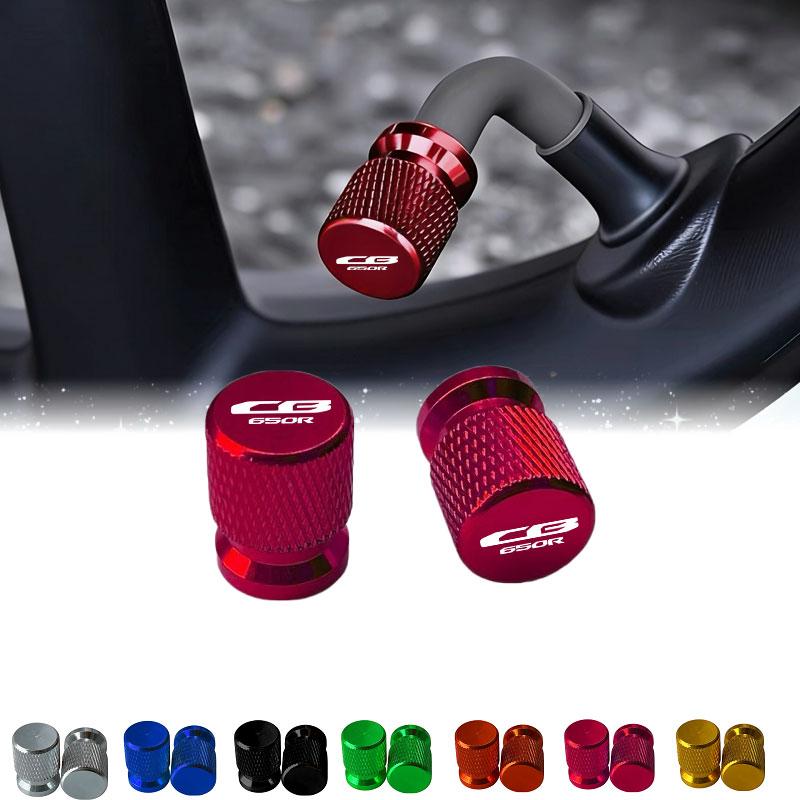 CNCMachined Motorcycle Valve Stem Caps,Motorbike Custom Decoration Valve Covers For HONDA CB650R CB 650R 2019-2026 ZOPJT1