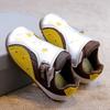 New autumn boys' shoes, children's casual slip-on sneakers with leather upper and soft sole, suitable for older children