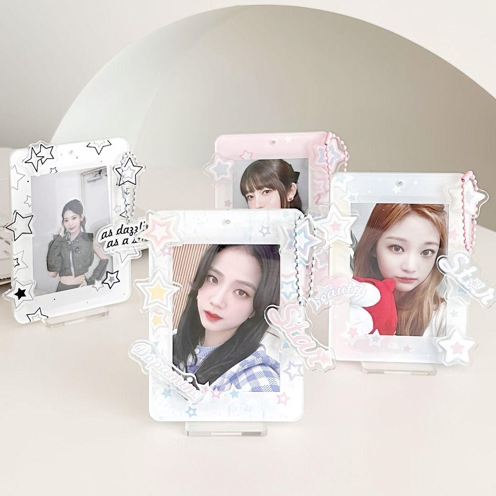 Star Korean Style Card Holder Desktop Decoration ID Card Holders Student Card Cover  Student