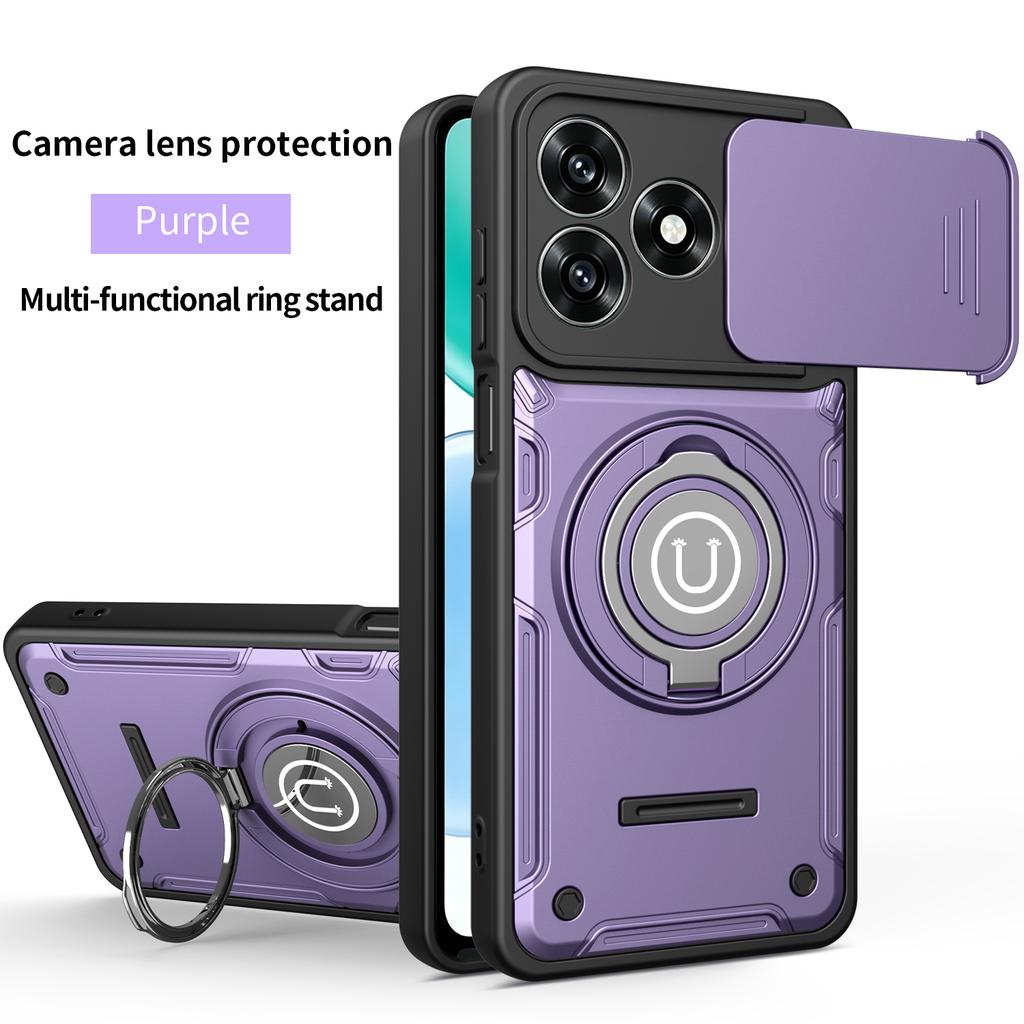 Чехол для Honor X5C Чехол-обложка для Honor X5D Plus x5d X5c + Магнитный бронированный чехол с держателем-кольцом Чехол для телефона с поддержкой беспроводной зарядки Magsafe