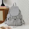 Nylon Travel Backpack Lightweight Student Schoolbag Fashion Drawstring Backpack  Outdoor