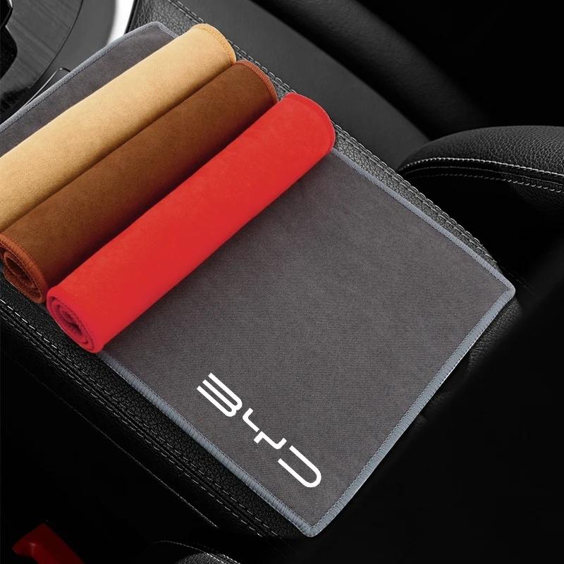 Super Absorbent Microfiber Car Cleaning Towel With Car For BYD Atto3 Yuan Plus Song Dolphin Han Tang Auto Wash Care Interio