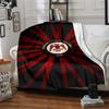 CORUM FK Print Flannel Blanket High Quality Warm Comfortable Cover for All Seasons Perfect for Gifts Home Decor