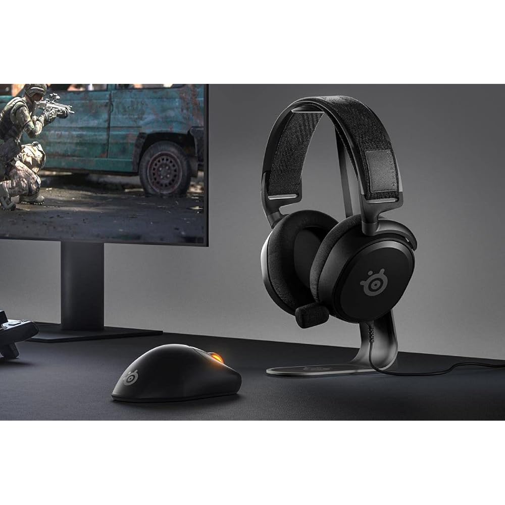 Игровые наушники SteelSeries Arctis Prime с Hi-Fi аудиодрайверами, мультиплатформенная совместимость, черный