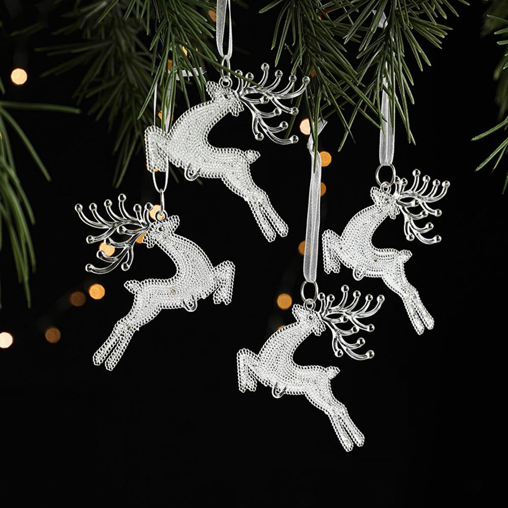 DIY Transparent Icicle Ornaments Acrylic Xmas Tree Ornaments Merry Christmas Decor
