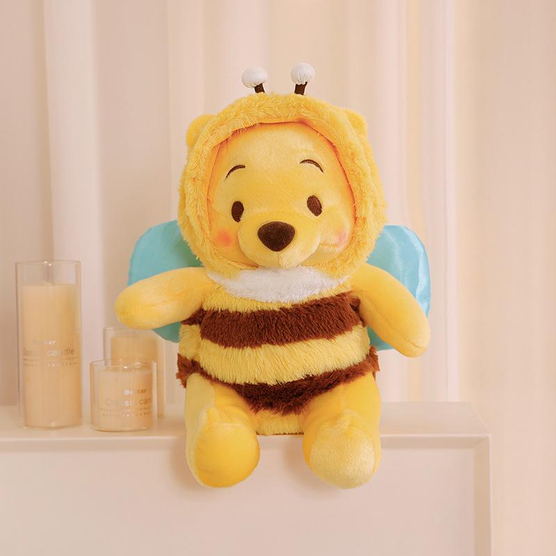 Плюшевая мягкая игрушка Винни-Пух в костюме пчелы