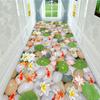 Ковер для коридора с зеленой травой, длинный ковер для коридора отеля, 3D ковер для гостиной, коврик для кухни, коврик для прохода, коврик для дома, прихожей