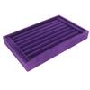 Органайзер для колец Purple Velvet на 7 ячеек, складной лоток для хранения ювелирных изделий, витрина для сережек