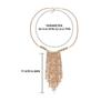 Exaggeration Tassel Long Necklace Tassel Bead Multi-layer Long Sweater Chain Jewelry Accessories Neckchain